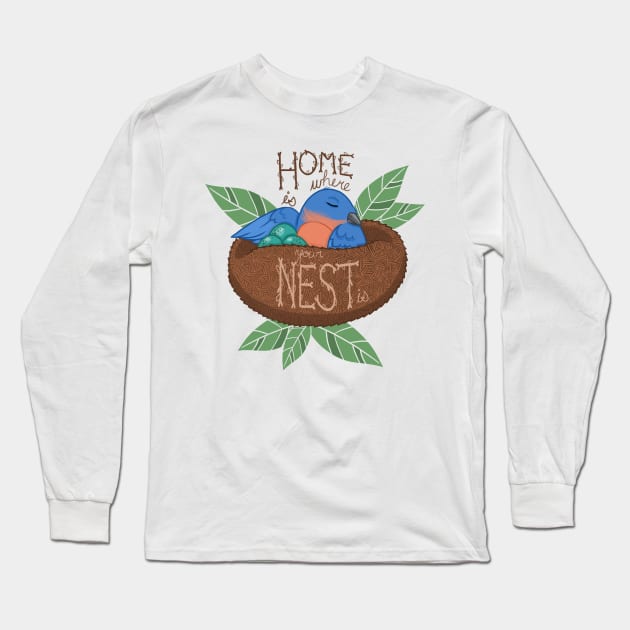 Nest Long Sleeve T-Shirt by Breeze-Kruse